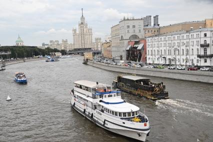 Празднование Дня флага России в Москве