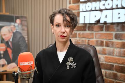 Татьяна Восковская на радиостанции Комсомольская правда\"