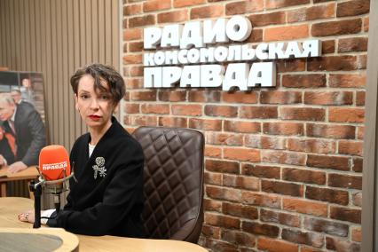 Татьяна Восковская на радиостанции Комсомольская правда\"