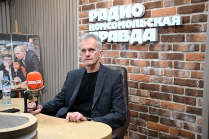 Сергей  Кайкин на радиостанции Комсомольская правда\"