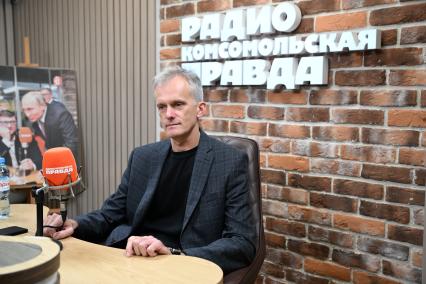 Сергей  Кайкин  на радиостанции Комсомольская правда\"