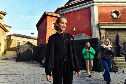 Съемки фильма Буратино\" в кинопарке \"Москино\"