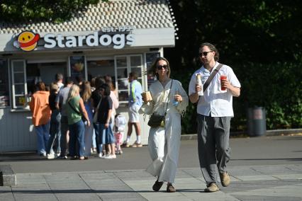 Теплая погода в Москве
