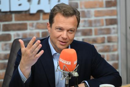 Максим Ликсутов на радиостанции Комсомольская правда\"