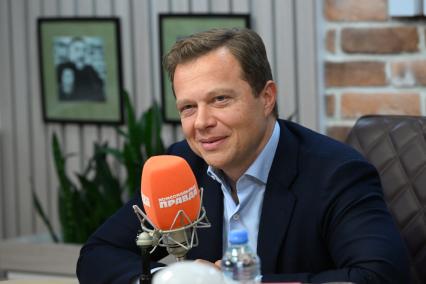 Максим Ликсутов на радиостанции Комсомольская правда\"