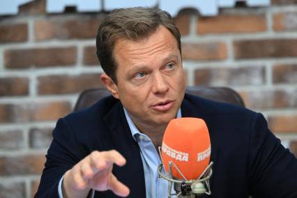 Максим Ликсутов на радиостанции Комсомольская правда\"