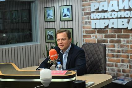 Максим Ликсутов на радиостанции Комсомольская правда\"