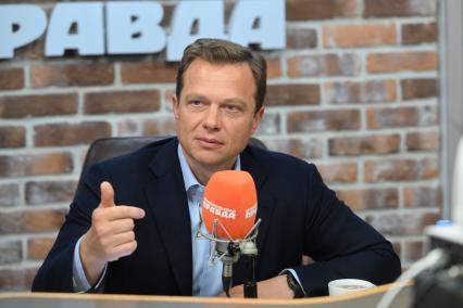 Максим Ликсутов на радиостанции \"Комсомольская правда\"