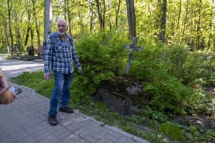 Могила няни Пушкина Арины Родионовны на Смоленском кладбище