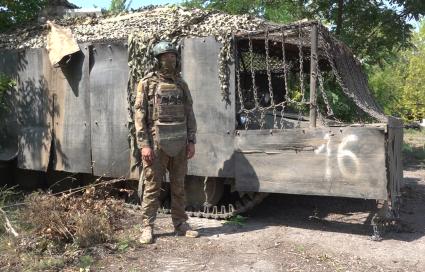 Механик-водитель 39-й отдельной гвардейской мотострелковой бригады с позывным Кореец\"