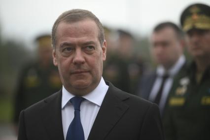 Визит Дмитрия Медведева на российско-финнскую границу