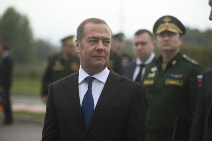 Визит Дмитрия Медведева на российско-финнскую границу