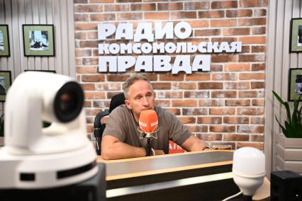 Оскар Кучера на радиостанции Комсомольская правда\"