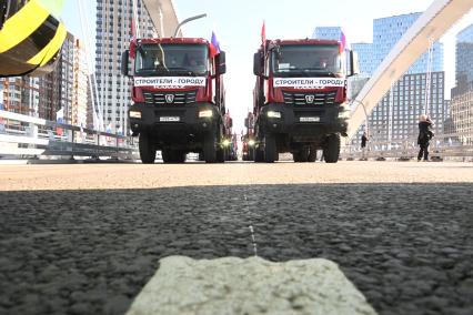 Открытие движения по мосту Академика Королева в Москве