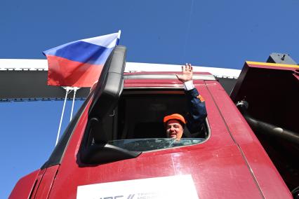 Открытие движения по мосту Академика Королева в Москве