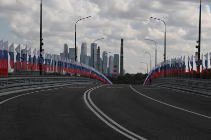 Открытие движения по мосту Академика Королева в Москве