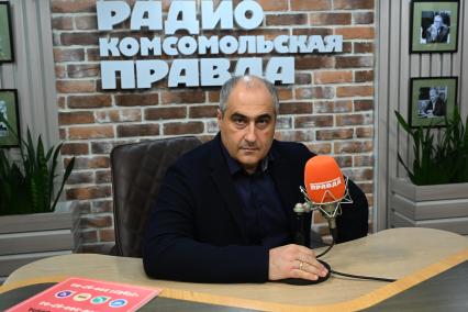Шота Горгадзе на радиостанции \"Комсомольская правда\"