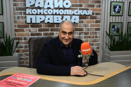 Шота Горгадзе на радиостанции \"Комсомольская правда\"