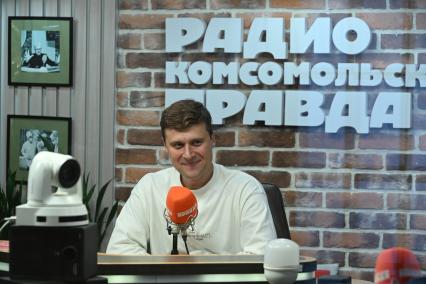 Александр Энберт на радиостанции Комсомольская правда\"