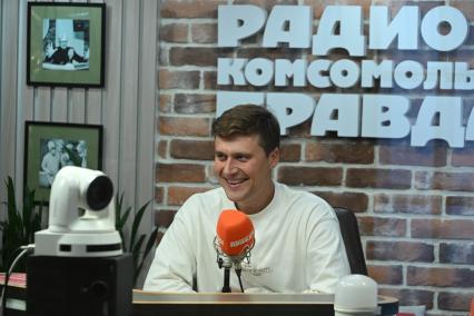 Александр Энберт на радиостанции Комсомольская правда\"