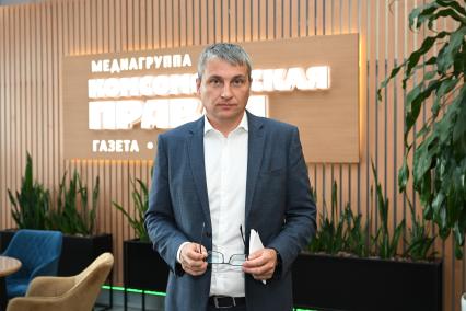 Александр Тимохин в редакции \"Комсомольской правды\"