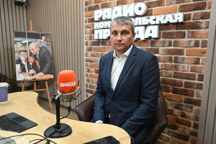 Александр Тимохин на радиостанции Комсомольская правда\"