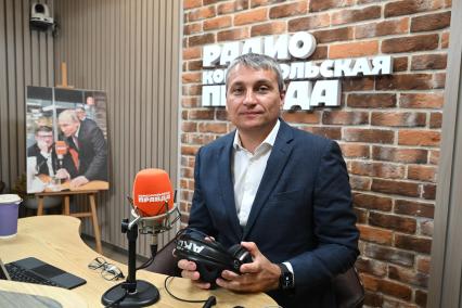 Александр Тимохин на радиостанции Комсомольская правда\"