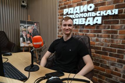 Александр Мальцев на радиостанции \"Комсомольская правда\"