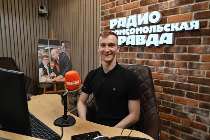 Александр Мальцев на радиостанции \"Комсомольская правда\"