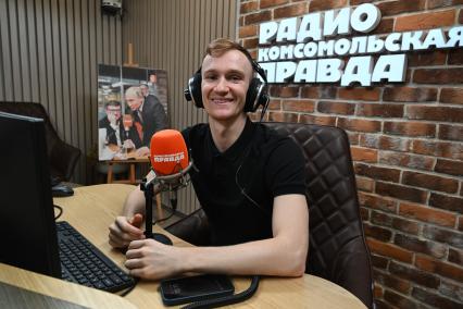 Александр Мальцев на радиостанции \"Комсомольская правда\"