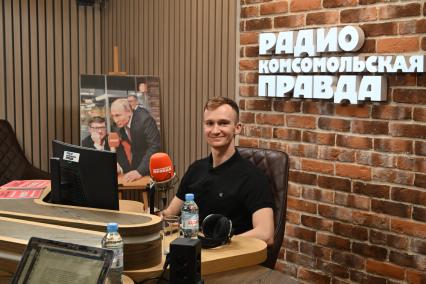 Александр Мальцев на радиостанции \"Комсомольская правда\"