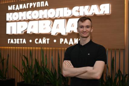 Александр Мальцев в редакции \"Комсомольской правды\"