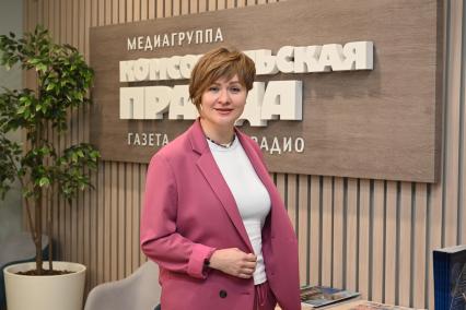 Мария Тимачева в редакции \"Комсомольской правды\"