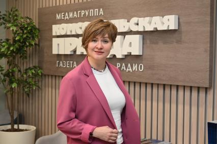 Мария Тимачева в редакции \"Комсомольской правды\"