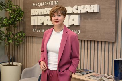 Мария Тимачева в редакции \"Комсомольской правды\"