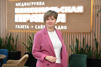 Мария Тимачева в редакции \"Комсомольской правды\"
