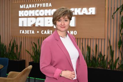 Мария Тимачева в редакции \"Комсомольской правды\"