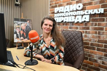 Мария Белялова  на радиостанции Комсомольская правда\"