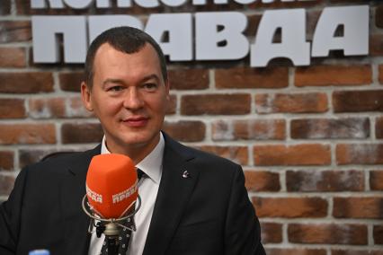 Михаил Дегтярев  на радиостанции Комсомольская правда\"