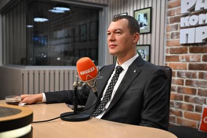 Михаил Дегтярев  на радиостанции Комсомольская правда\"