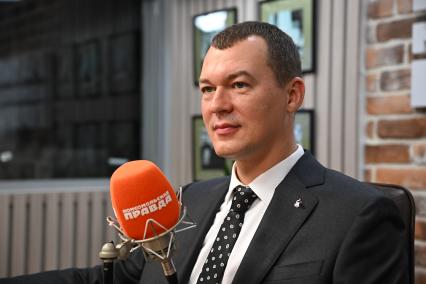 Михаил Дегтярев  на радиостанции Комсомольская правда\"