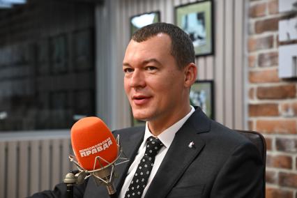 Михаил Дегтярев  на радиостанции Комсомольская правда\"