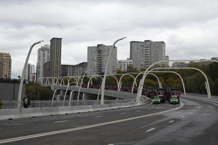Открытие участка автодороги в Раменках