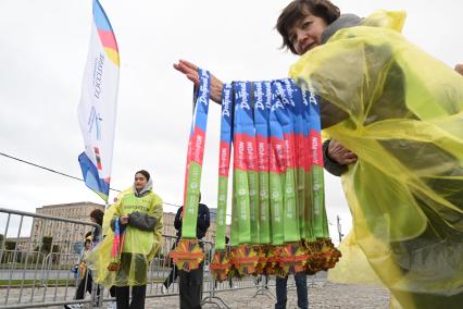 Благотворительный Добрый забег\" в поддержку глухих и слабослышащих детей в Парке Победы на Поклонной горе