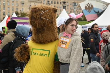 Благотворительный Добрый забег\" в поддержку глухих и слабослышащих детей в Парке Победы на Поклонной горе