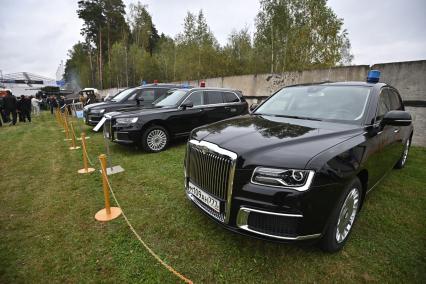Соревнования по скоростному маневрированию водителей ФСО России в Подмосковье