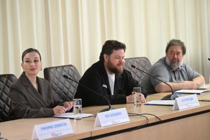 Вера Богданова, Егор Перегудов и Дмитрий Данилов