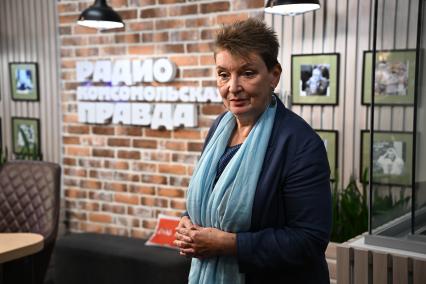 Мария Лагарькова на радиостанции \"Комсомольская правда\"