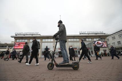 Запуск электропоезда ЭП2ДМ из Санкт- Петербурга в Сестрорецк