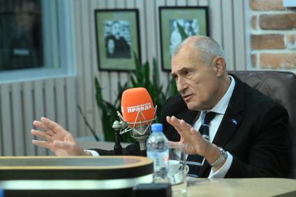 Александр Габибов на радиостанции \"Комсомольская правда\"